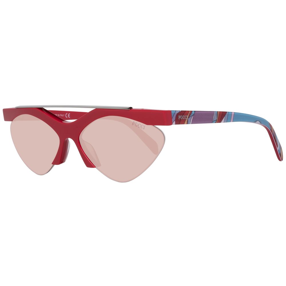 Emilio Pucci Red Metal Sunglasses