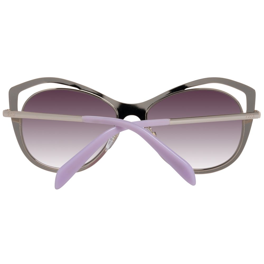 Emilio Pucci Red Metal Sunglasses