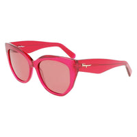 Ferragamo Red Acetate Sunglasses