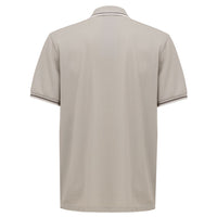 Canali Gray Cotton Polo Shirt