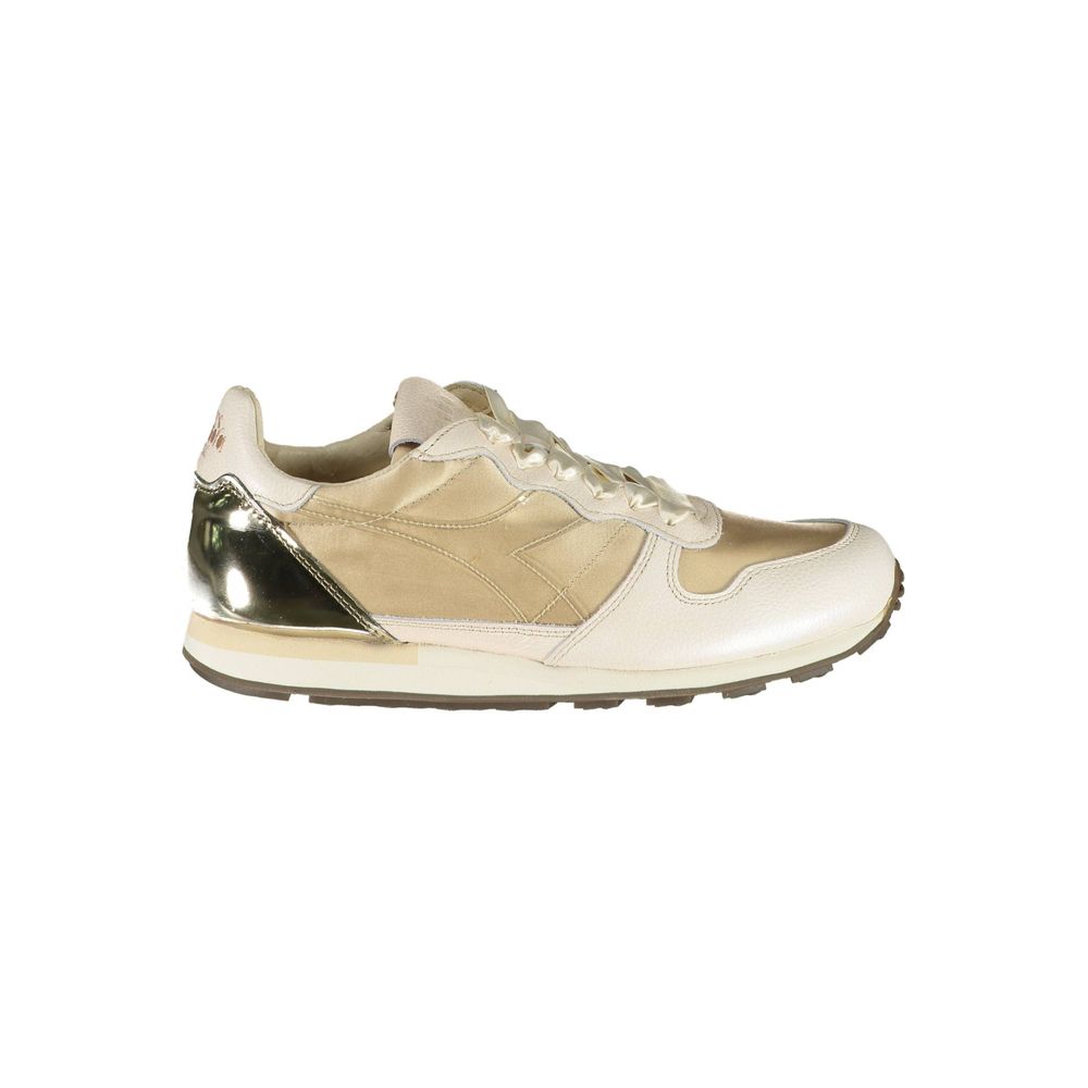 Diadora Beige Leather Women Sneaker