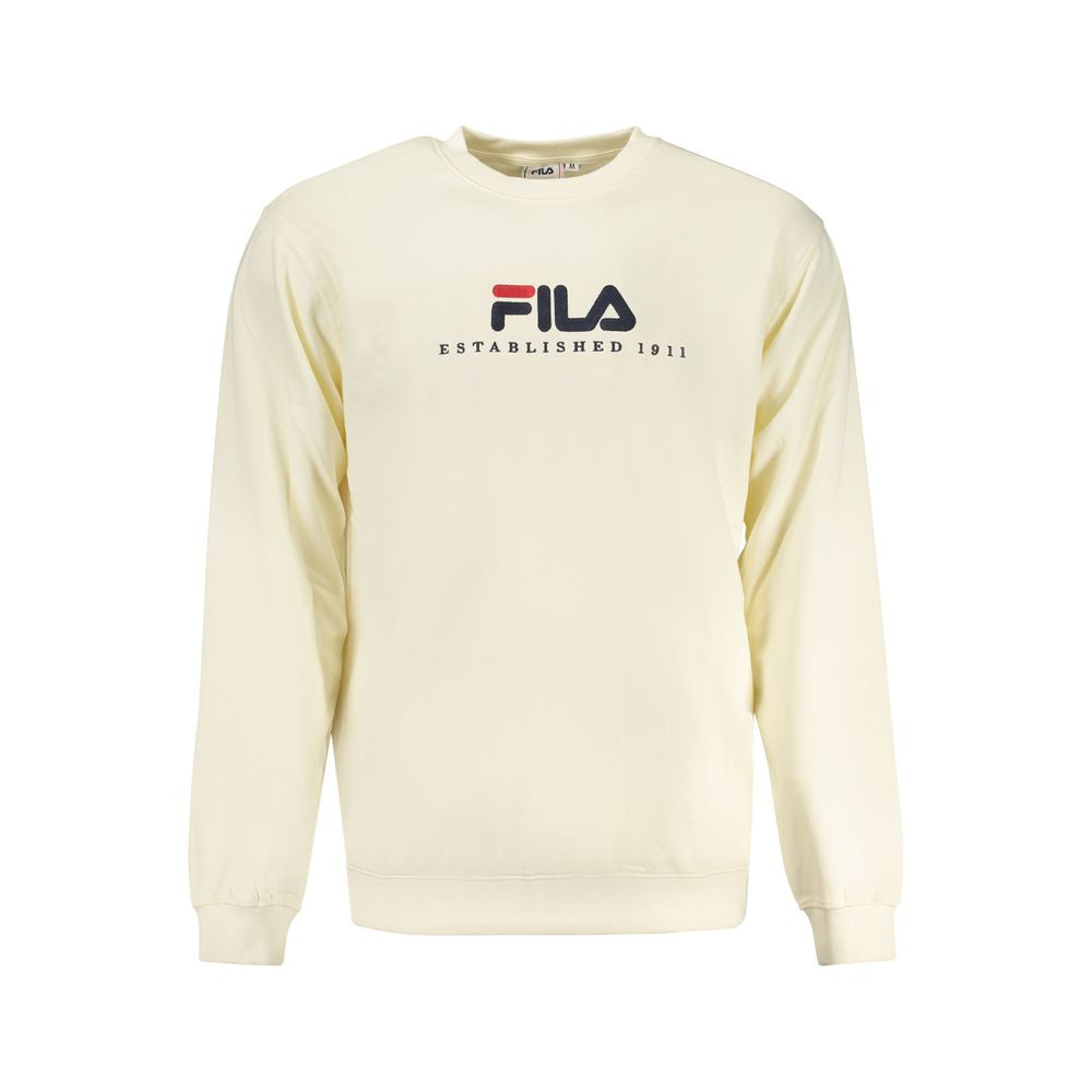 Fila Beige Cotton Men Sweater