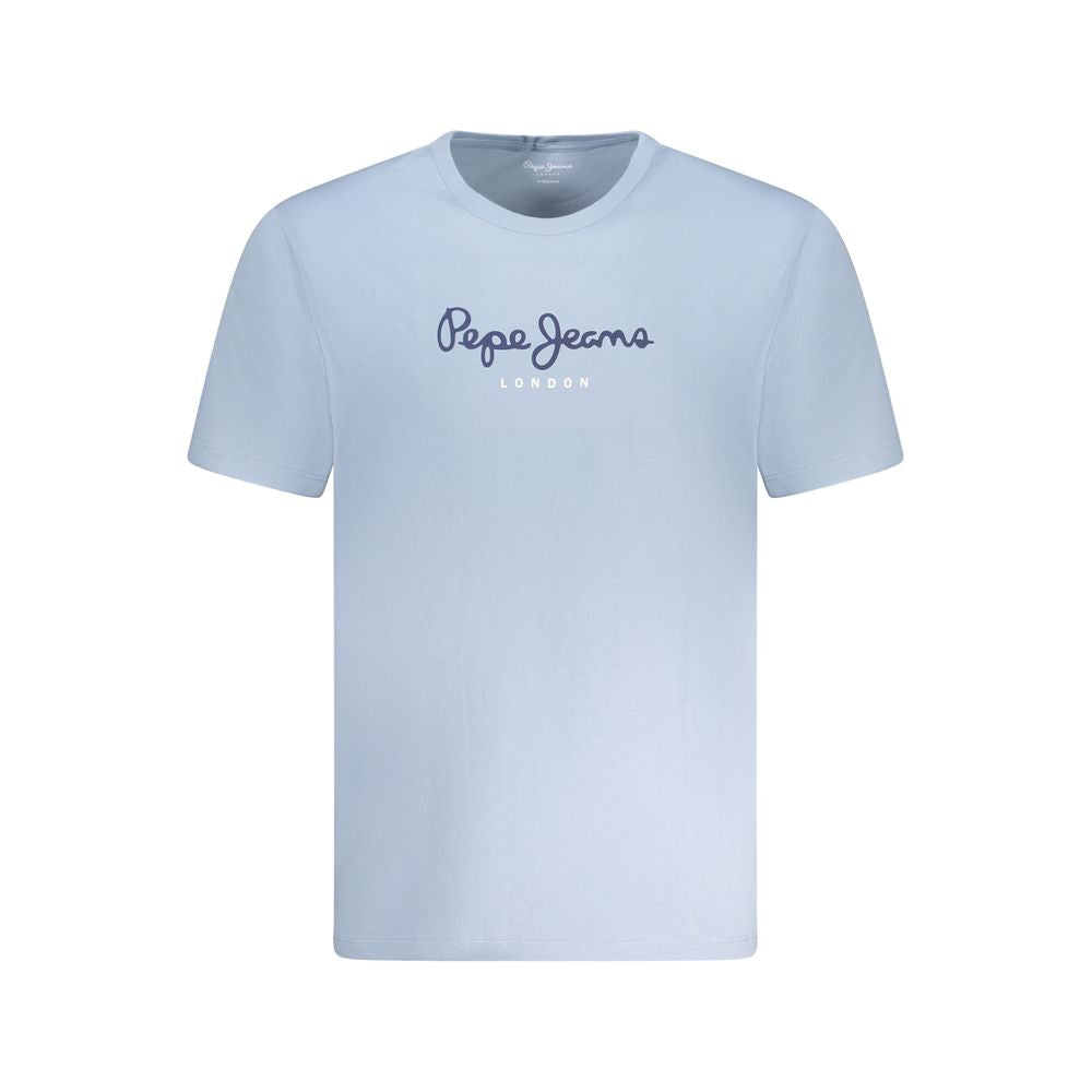 Pepe Jeans Light Blue Cotton T-Shirt