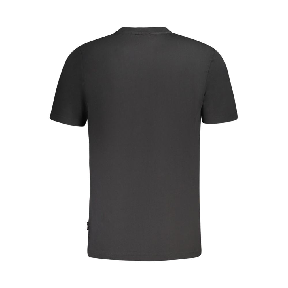 Fila Black Cotton Men T-Shirt