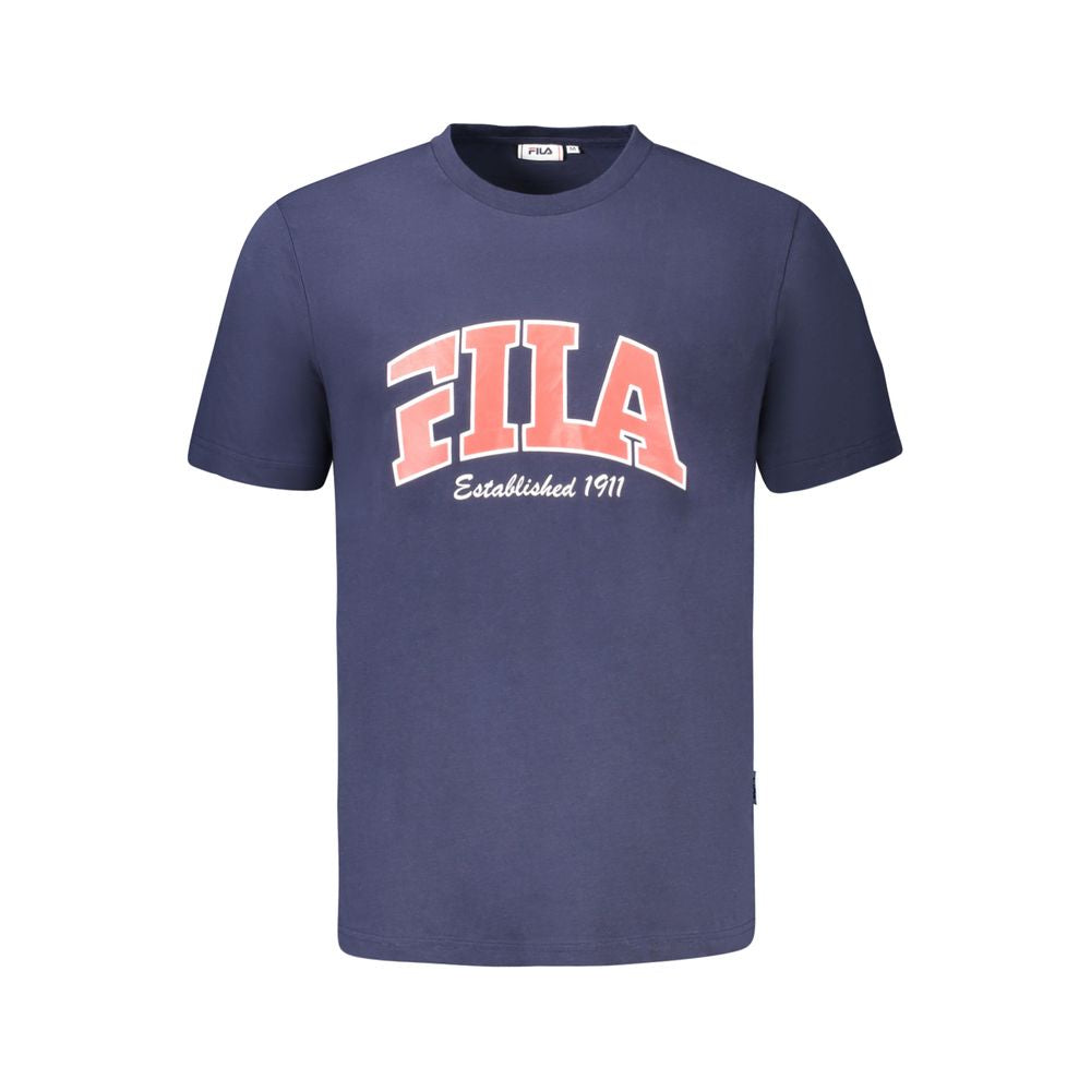 Fila Blue Cotton Men T-Shirt