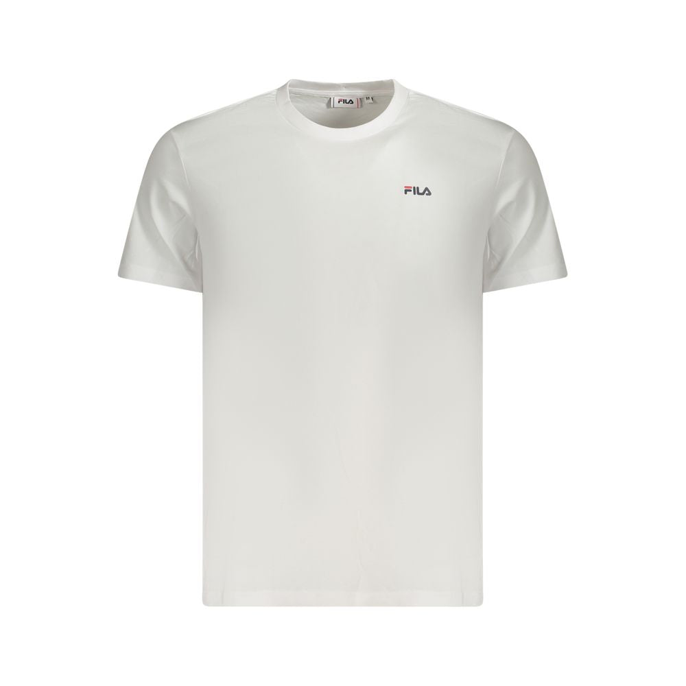 Fila White Cotton Men T-Shirt