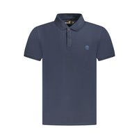 Timberland Blue Cotton Men Polo Shirt