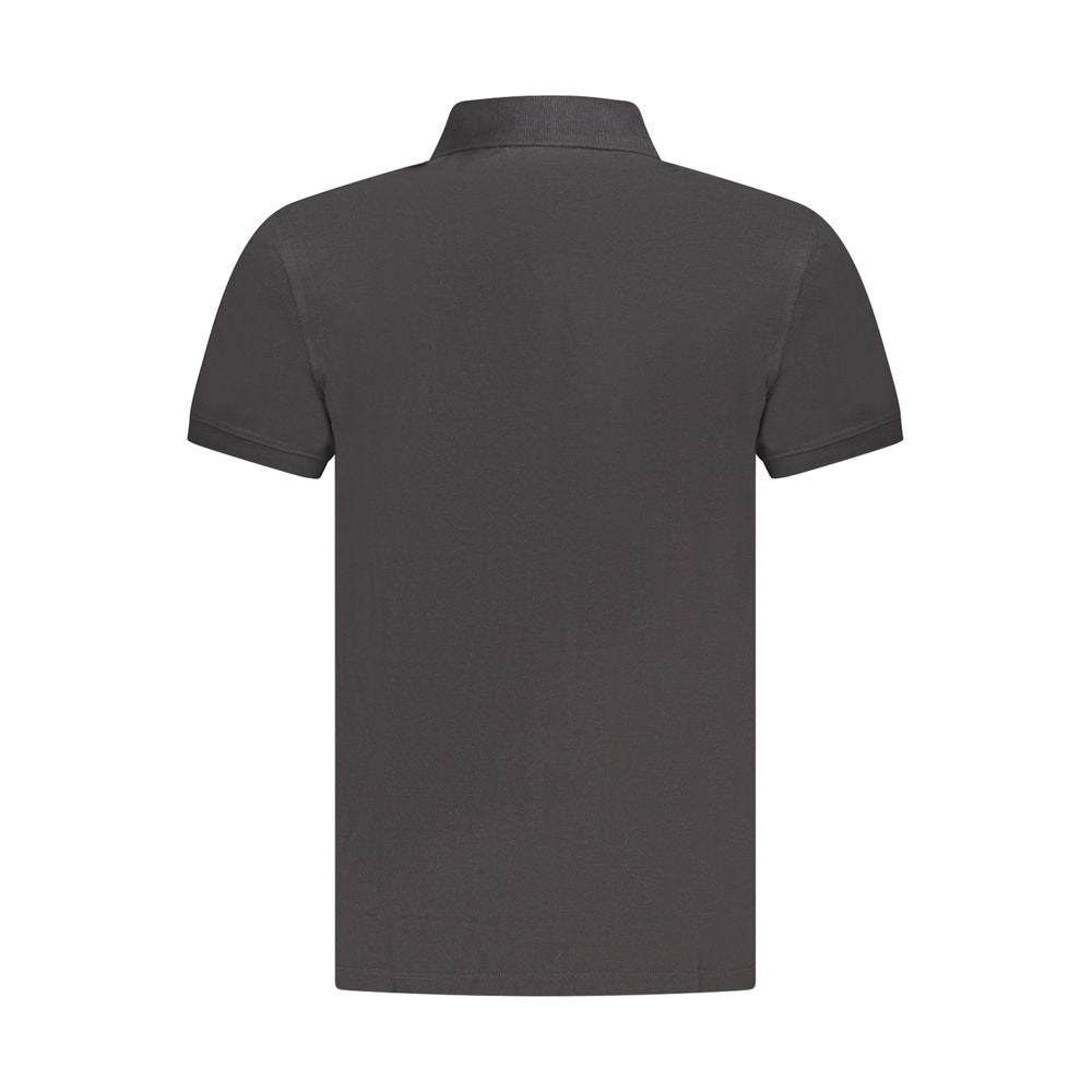 Timberland Black Cotton Men Polo Shirt