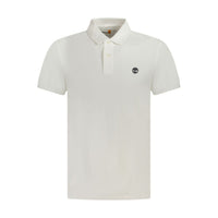 Timberland White Cotton Men Polo Shirt