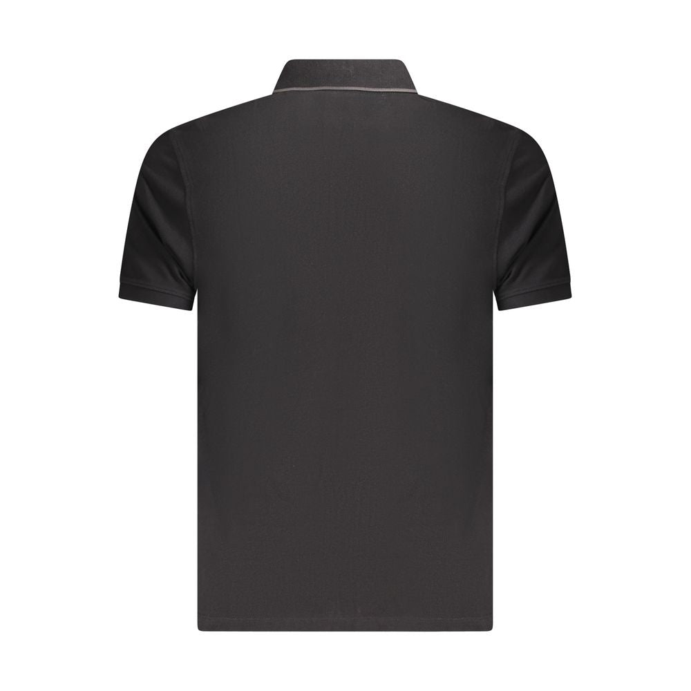 Timberland Black Cotton Polo Shirt