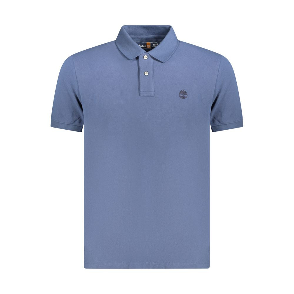 Timberland Blue Cotton Polo Shirt