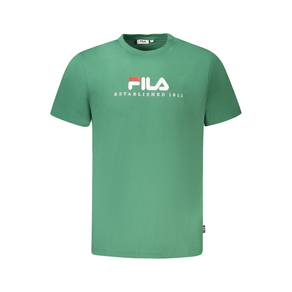 Fila Green Cotton T-Shirt