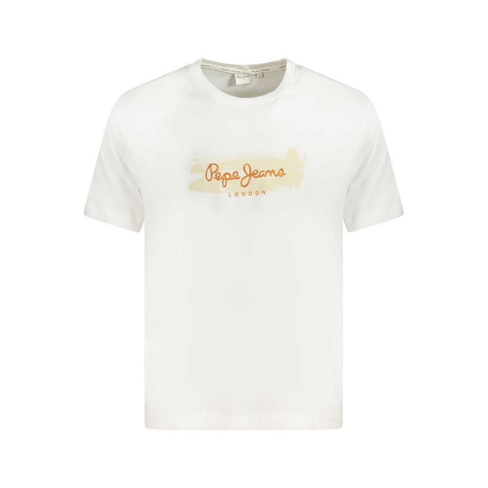 Pepe Jeans White Cotton T-Shirt