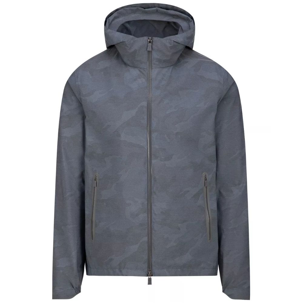 Herno Blue Nylon Jacket