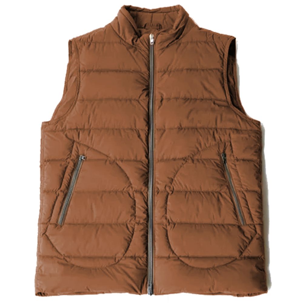 Herno Brown Nylon Vest