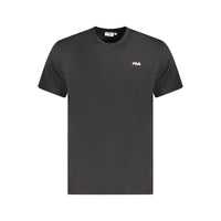 Fila Black Cotton Men T-Shirt