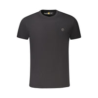 Timberland Black Cotton T-Shirt