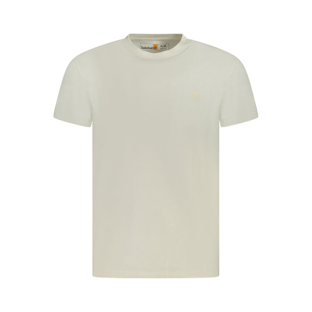 Timberland Beige Cotton Men T-Shirt