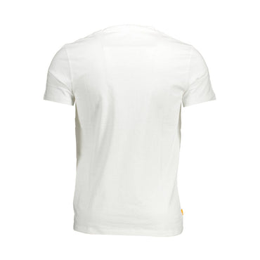 Timberland White Cotton Men T-Shirt