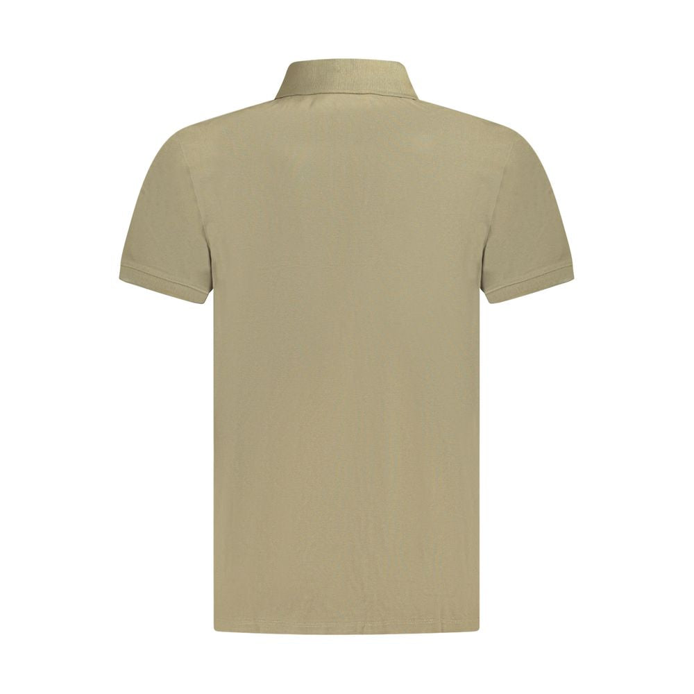 Timberland Brown Cotton Men Polo Shirt