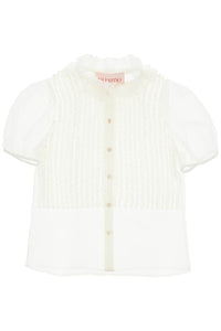 Valentino Garavani short-sleeved chiffon blouse