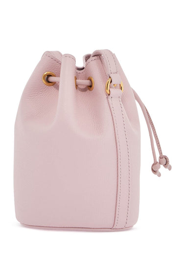 Valentino Garavani borsa a sacchetto mini in pelle rosa quarzo con tracolla regolabile