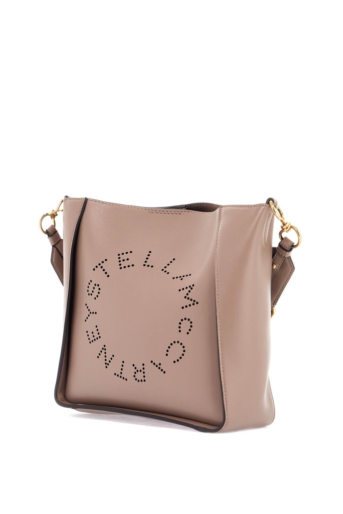 Stella McCartney mini crossbody bag alter mat beige with adjustable strap