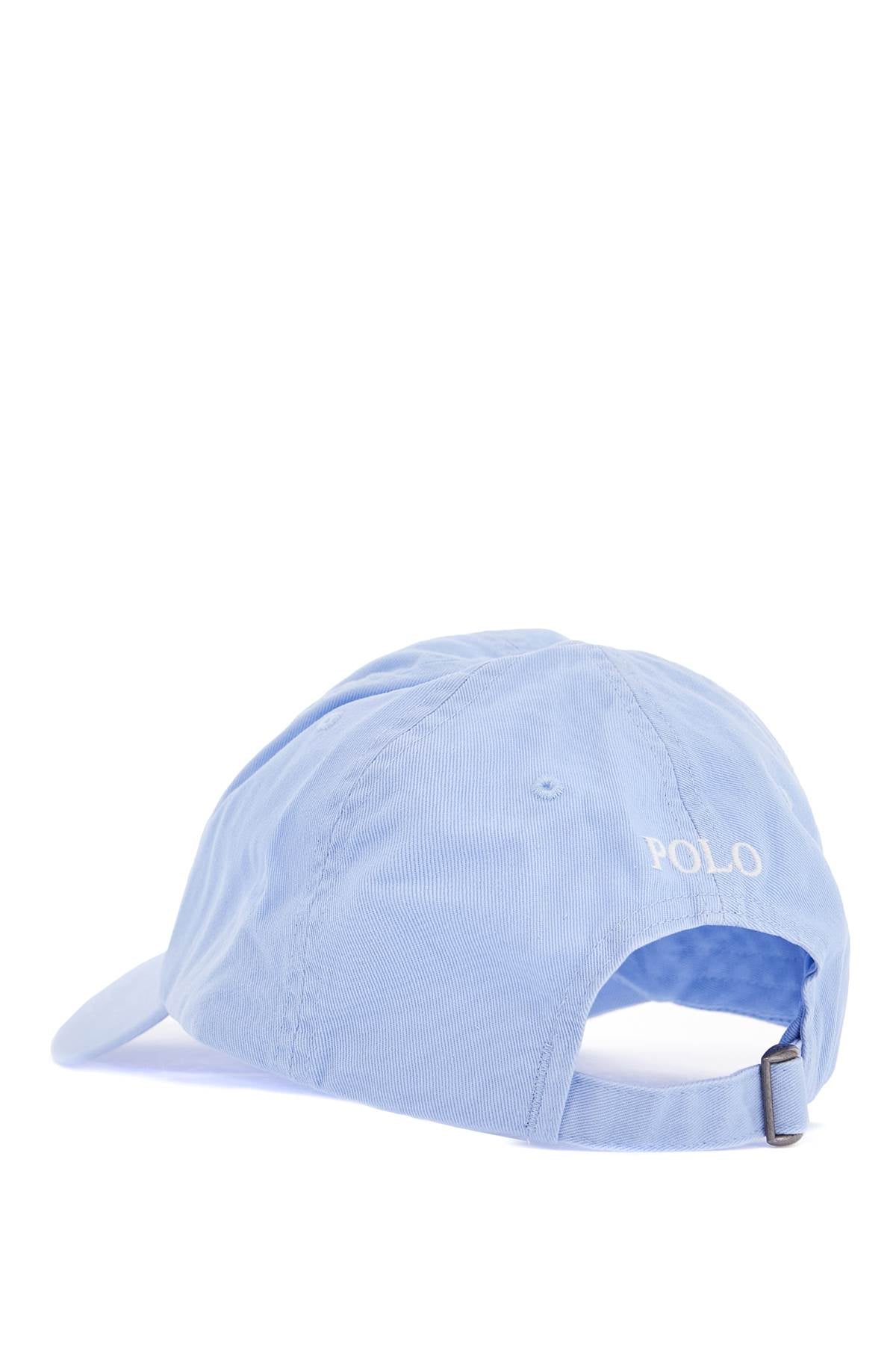 Polo Ralph Lauren light blue cotton hat with horse logo