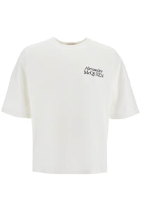 Alexander Mcqueen oversized logo t