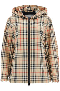 Burberry everton windbreaker jacket with hood