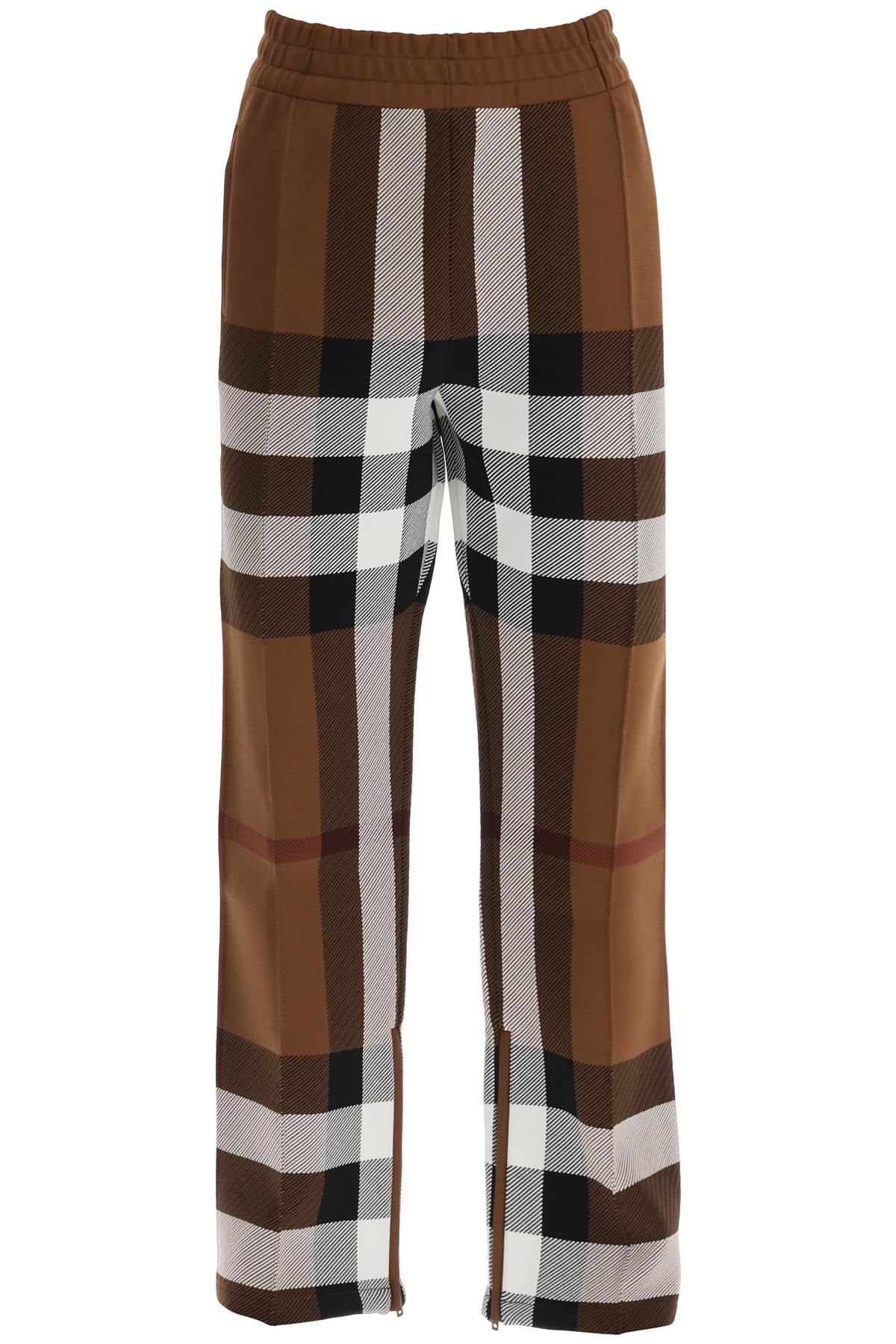 Burberry check track pants