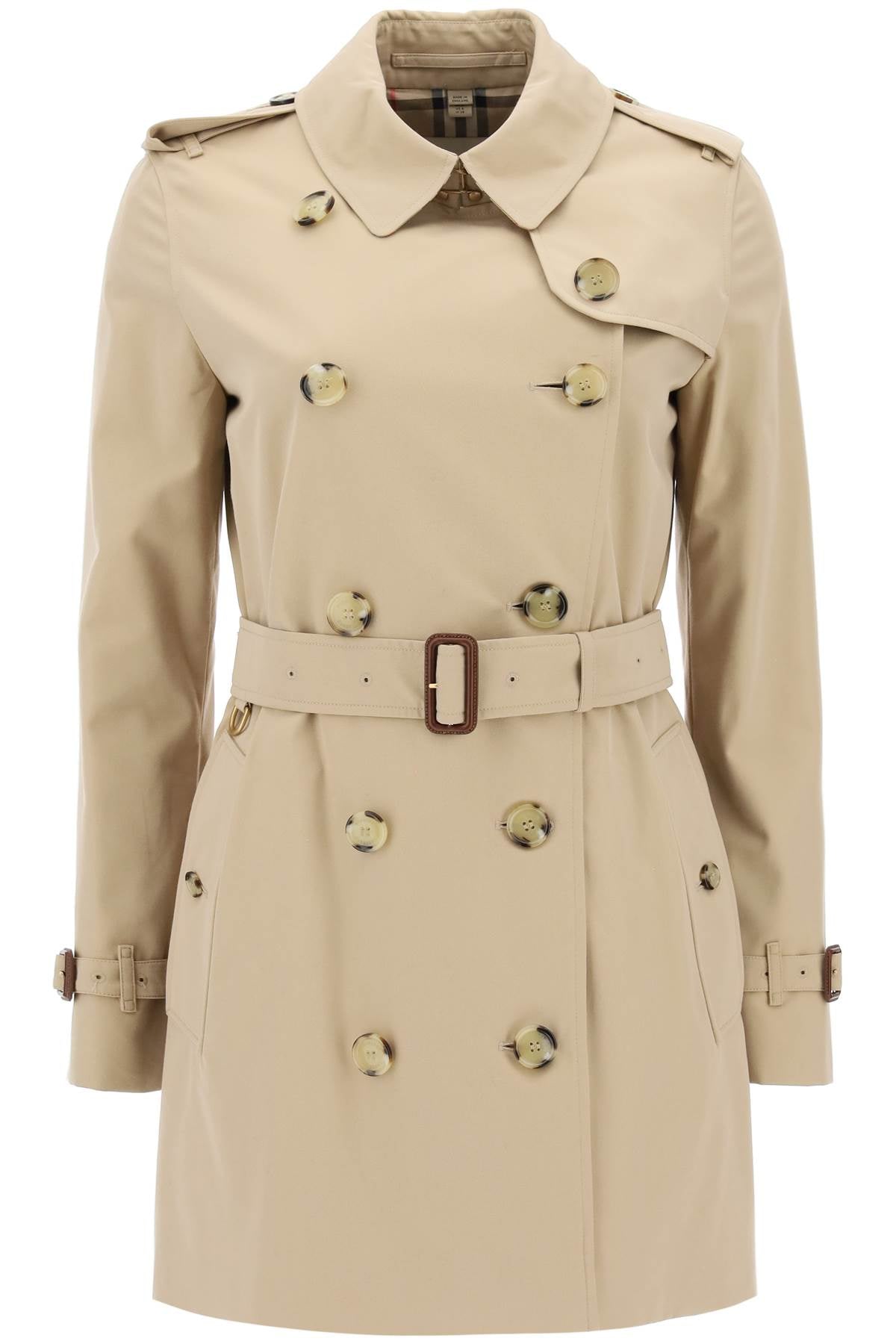 Burberry short kensington heritage trench coat