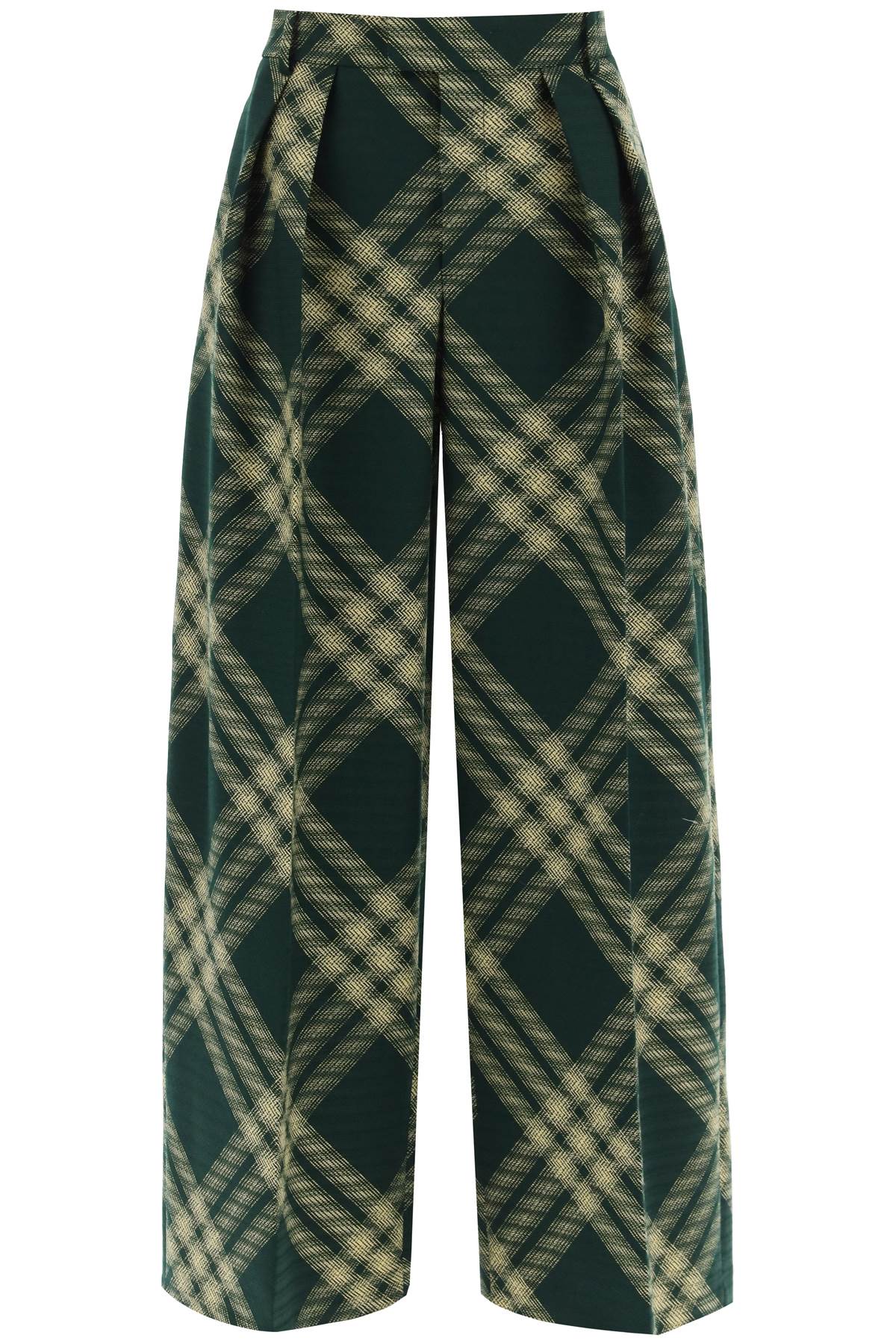 Burberry check palazzo pants