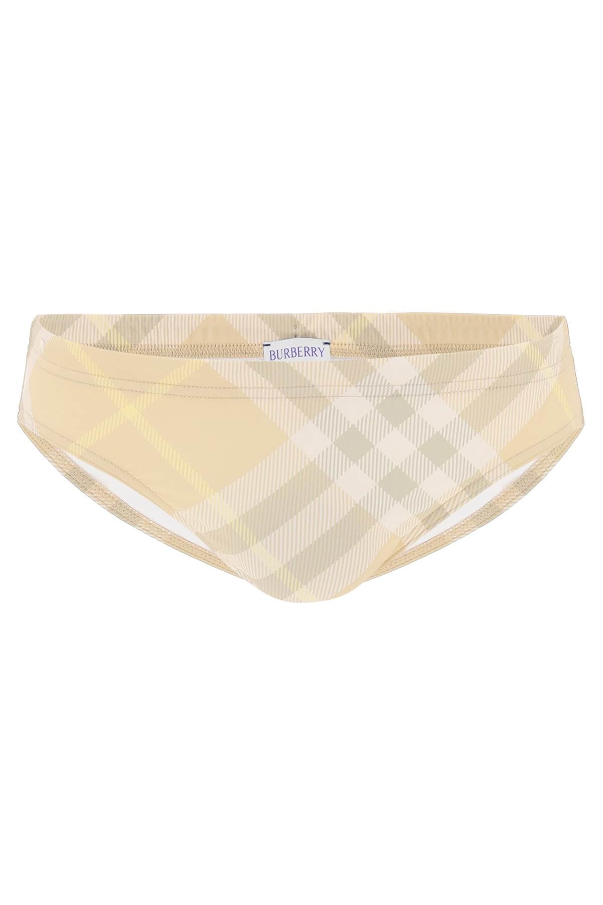 Burberry ered  checkered beach swim