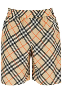 Burberry ered silk bermuda shorts for men