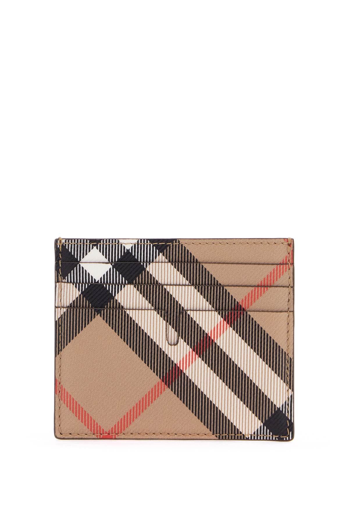 Burberry card holder check