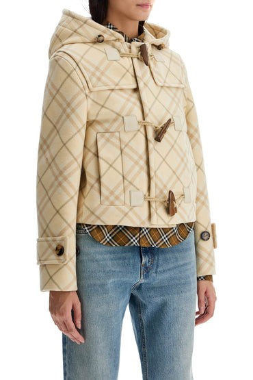 Burberry 'montgomery cropped in wool and cash