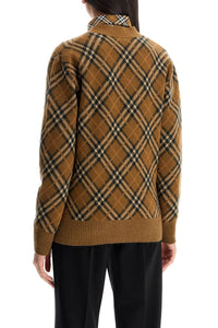 Burberry ered wool and mohair cardigan sweater