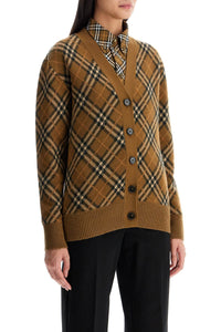 Burberry ered wool and mohair cardigan sweater