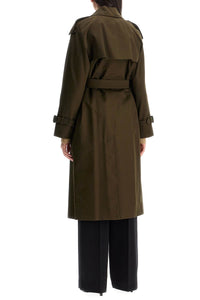 Burberry double-breasted trench coat with