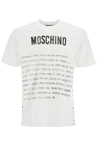 Moschino t-shirt with lettering print