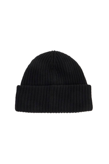 Ganni 'beanie hat with logo label