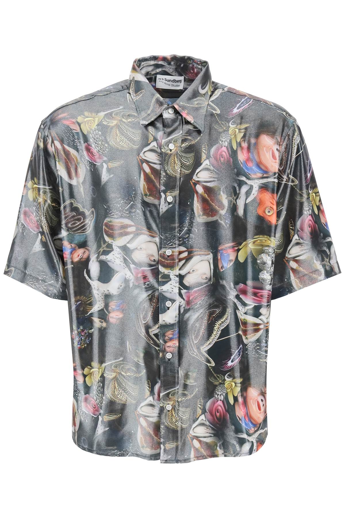 Acne Studios short-sleeved shirt with print for b. sund