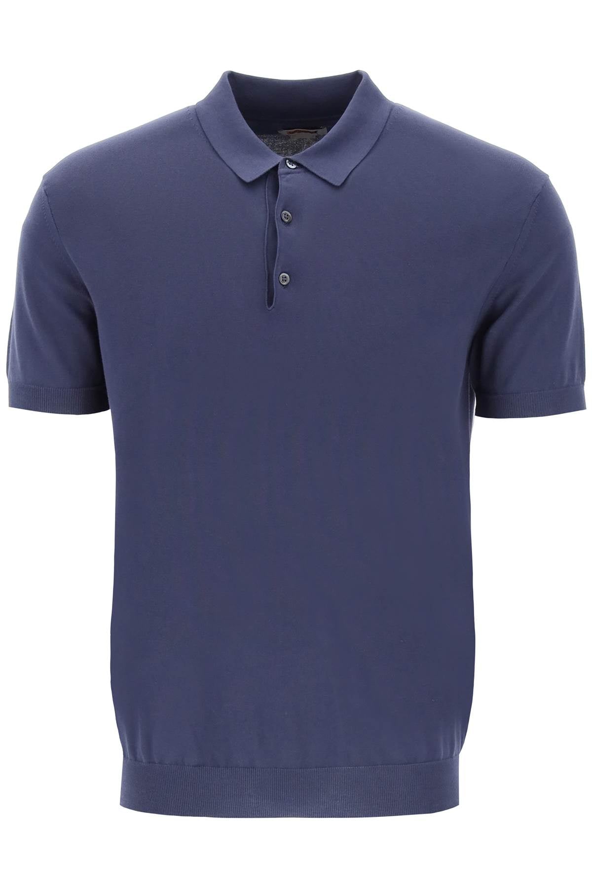 Baracuta cotton knit polo shirt