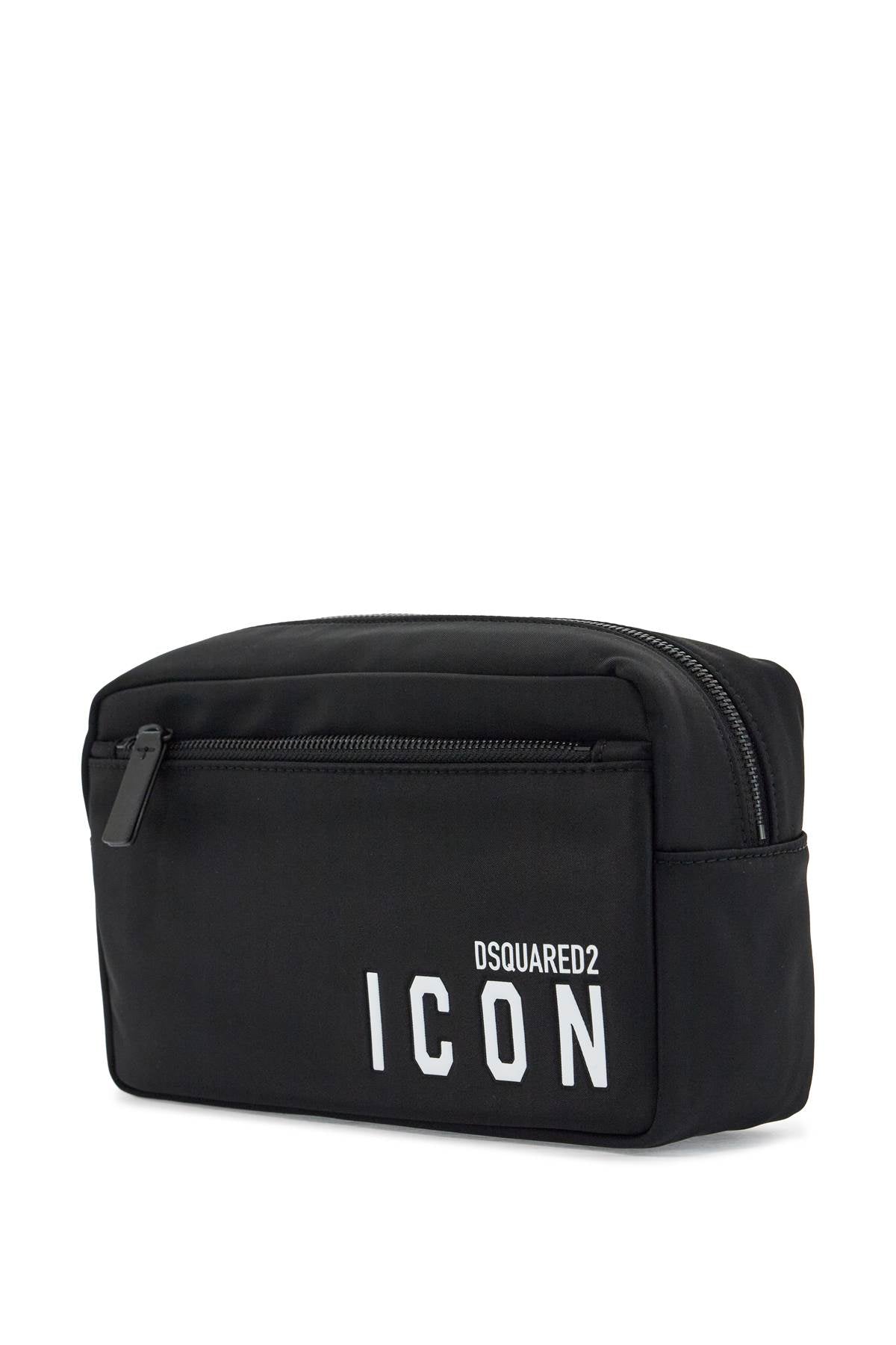 Dsquared2 rectangular beauty case icon black