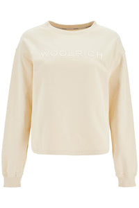 Woolrich "embroidered logo crewneck