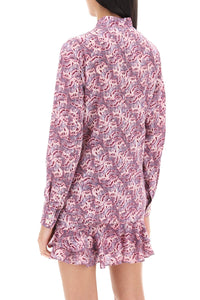 Isabel Marant ilda floral georgette shirt