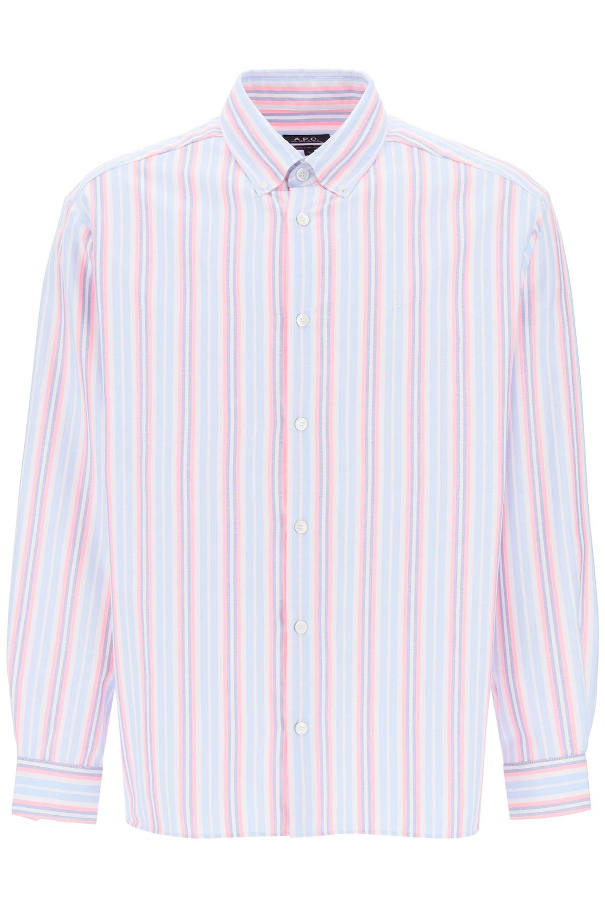 A.P.C. mathias striped oxford shirt