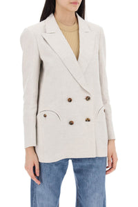 Blaze Milano everyday mid-day sun double-breasted blazer