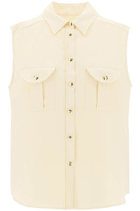 Blaze Milano savannah pekín sleeveless shirt